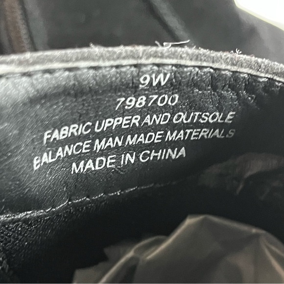 Lane Bryant Black Suede Ankle Bootie with Block Heel Women’s 9W - Picture 6 of 8